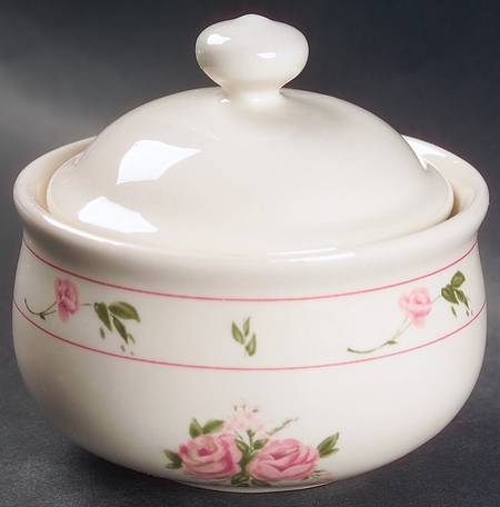 Rosa Sugar Bowl & Lid