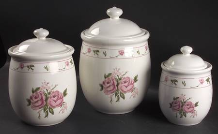 Rosa (3 Piece) Canister Set (Box Set)