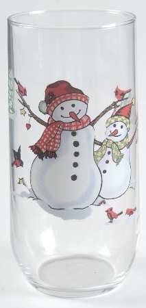 Winterland Blue 16 Oz Glassware Tumbler