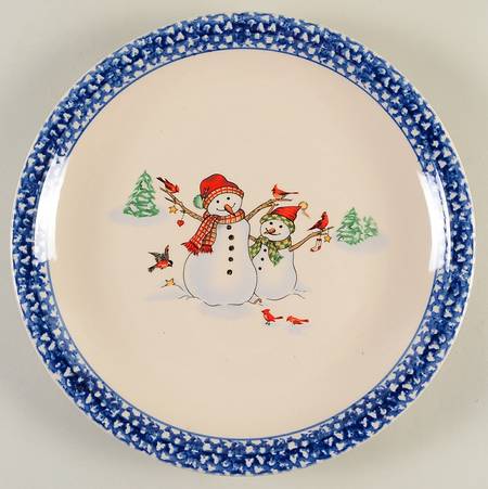 Winterland Blue 12" Chop Plate (Round Platter)
