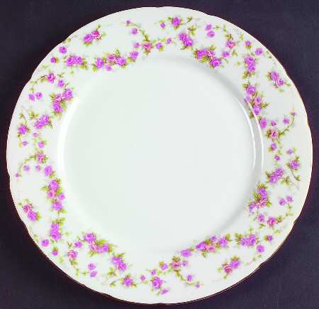 Bridal Rose (Scallop) Salad Plate by Thun