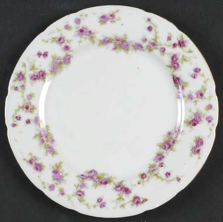 Bridal Rose (Scallop) Bread & Butter Plate by Thun