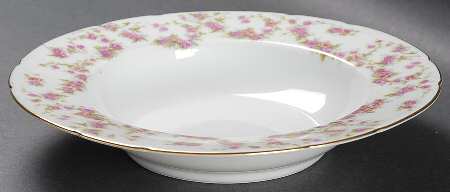 Bridal Rose (Scallop) Rim Soup Bowl by Thun