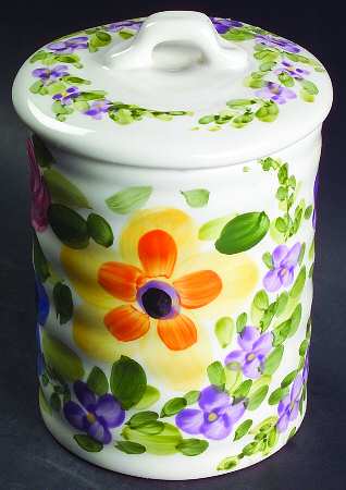 Mariam's Garden Small Canister & Lid