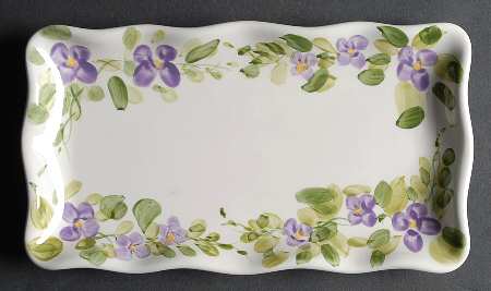 Mariam's Garden Tray for Creamer & Sugar with Lid