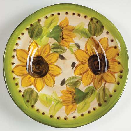 Provincial Sunflowers Salad Plate