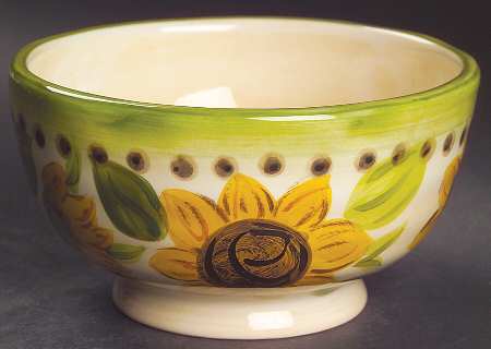 Provincial Sunflowers Coupe Cereal Bowl