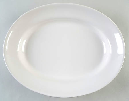 Blanc De Blanc 14" Oval Serving Platter