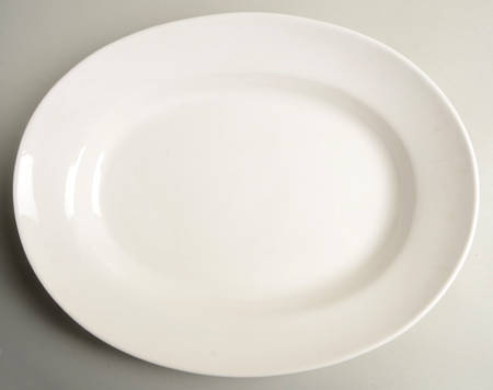 Blanc De Blanc 16" Oval Serving Platter