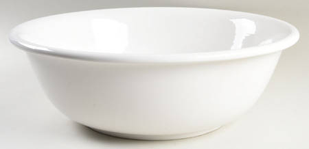 Blanc De Blanc 15" Round Deep Bowl
