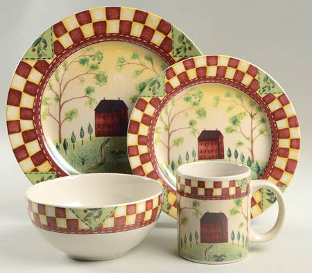 Country Home 4 Piece Place Setting