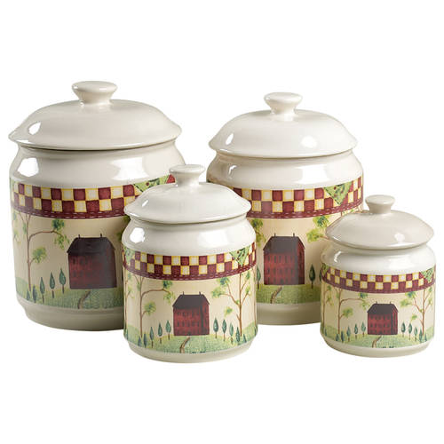 Country Home (4 Piece) Canister Set (Box Set)