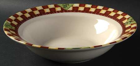 Country Home 9" Round Vegetable Bowl
