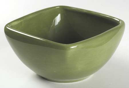Espana Green (Square) Square Cereal Bowl