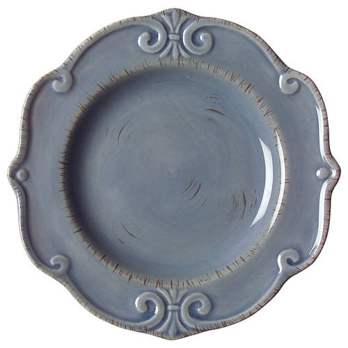 Auvignon   Blue Salad Plate