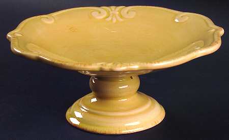 Auvignon Beige Round Compote (Height X Width) by Tienshan