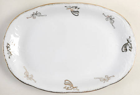 Gabrielle's Christmas 13" Oval Serving Platter
