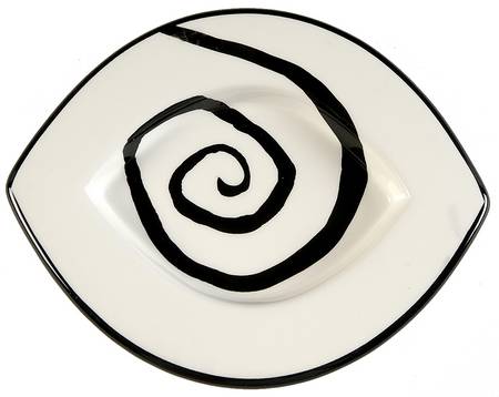 Urban Graffiti Spiral Saucer
