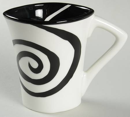 Urban Graffiti Spiral Flat Cup