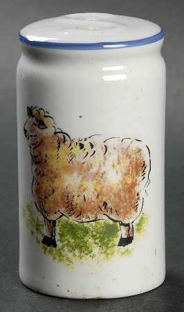 Country Barn Sheep Salt Shaker