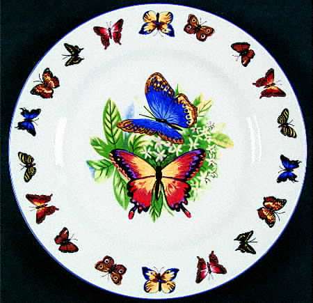 Butterflies Dinner Plate