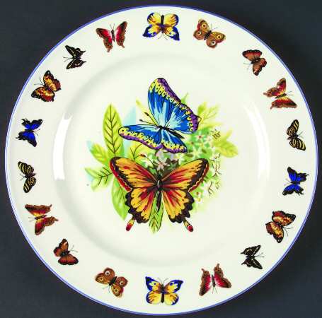 Butterflies Dinner Plate