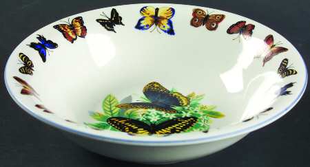 Butterflies Coupe Soup Bowl