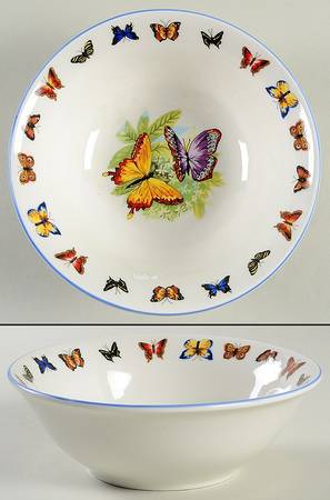 Butterflies Coupe Cereal Bowl