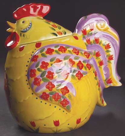 Fontana Figural Cookie Jar & Lid
