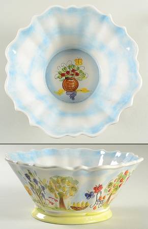 Ma Maison 11" Round Vegetable Bowl
