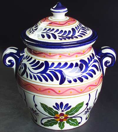 Talavera Cookie Jar & Lid