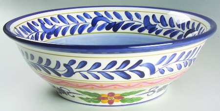Talavera 13" Large Salad Serving Bowl