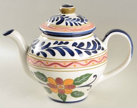 Talavera Teapot & Lid