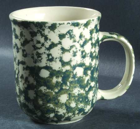 Hearts Green Mug