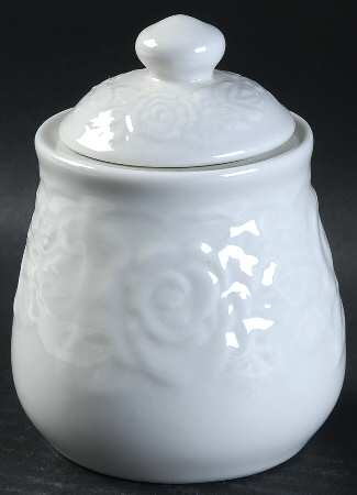 French Rose Sugar Bowl & Lid