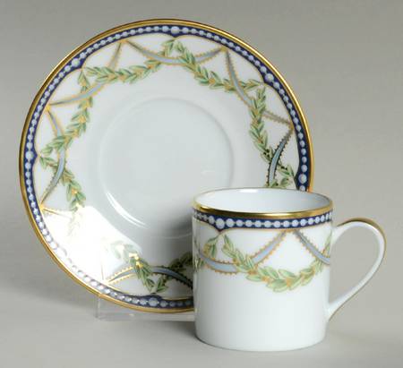 Federal Flat Demitasse Cup & Saucer Set