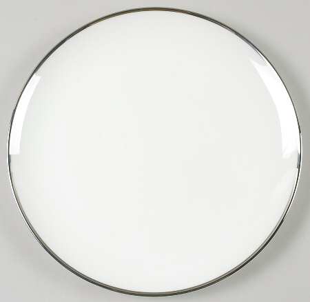 Palladium Band (Platinum Trim) Salad/Dessert Plate