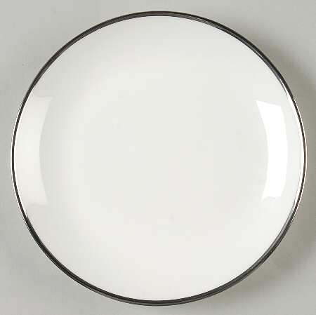 Palladium Band (Platinum Trim) Bread & Butter Plate