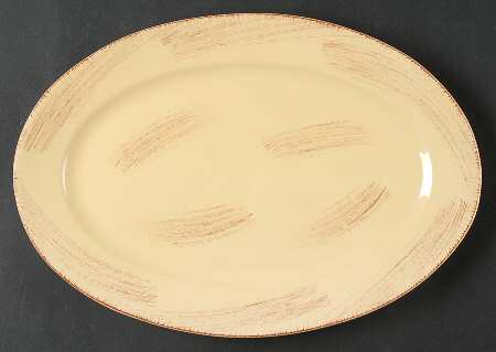 Sonoma Yellow 12" Oval Serving Platter