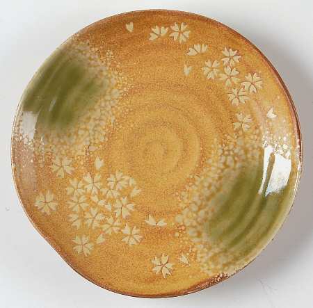 Meadow (Cream Flowers, Embossed) Salad Plate