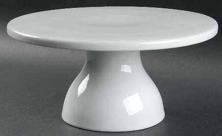 Whiteware 11" Diameter Pedestal Cake Stand