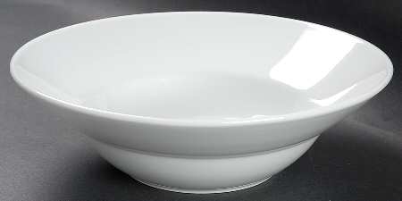 Whiteware 9" Individual Pasta Bowl