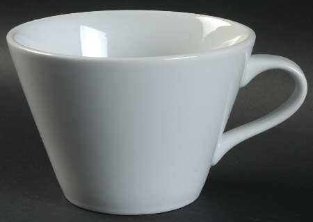 Whiteware Cappuccino Mug