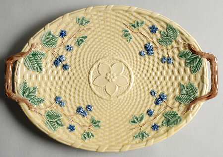 Blackberries Handled Serving Tray
