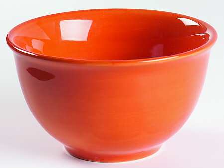 Corsica Clementine (Orange) Coupe Cereal Bowl by Tabletops Unlimited