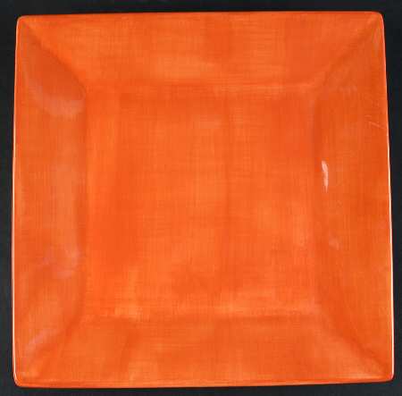 Corsica Clementine (Orange) Square Dinner Plate