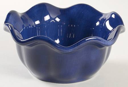 Corsica Cobalt (Blue) Fluted Bowl