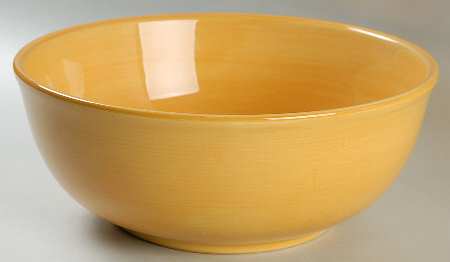 Corsica Butter (Dark Yellow) 10" Round Serving Bowl