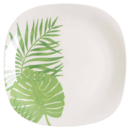 Tropical Leaf Salad Plate