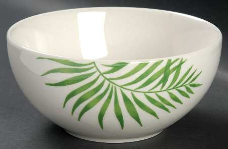 Tropical Leaf Soup/Cereal Bowl
